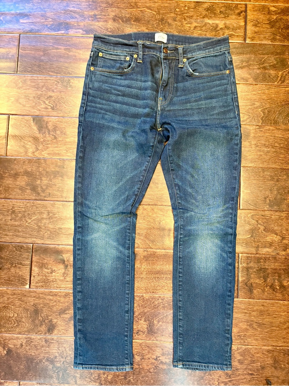 J. Crew Men's Indigo Skinny Jeans- stretch